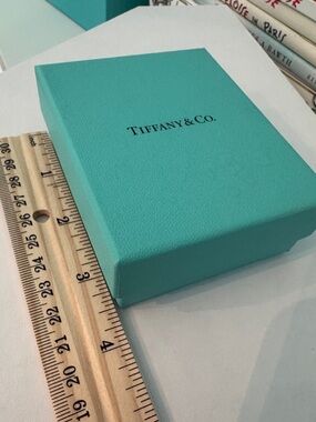 Tiffany & Co. Robin's Egg Blue Gift Box with Black Logo